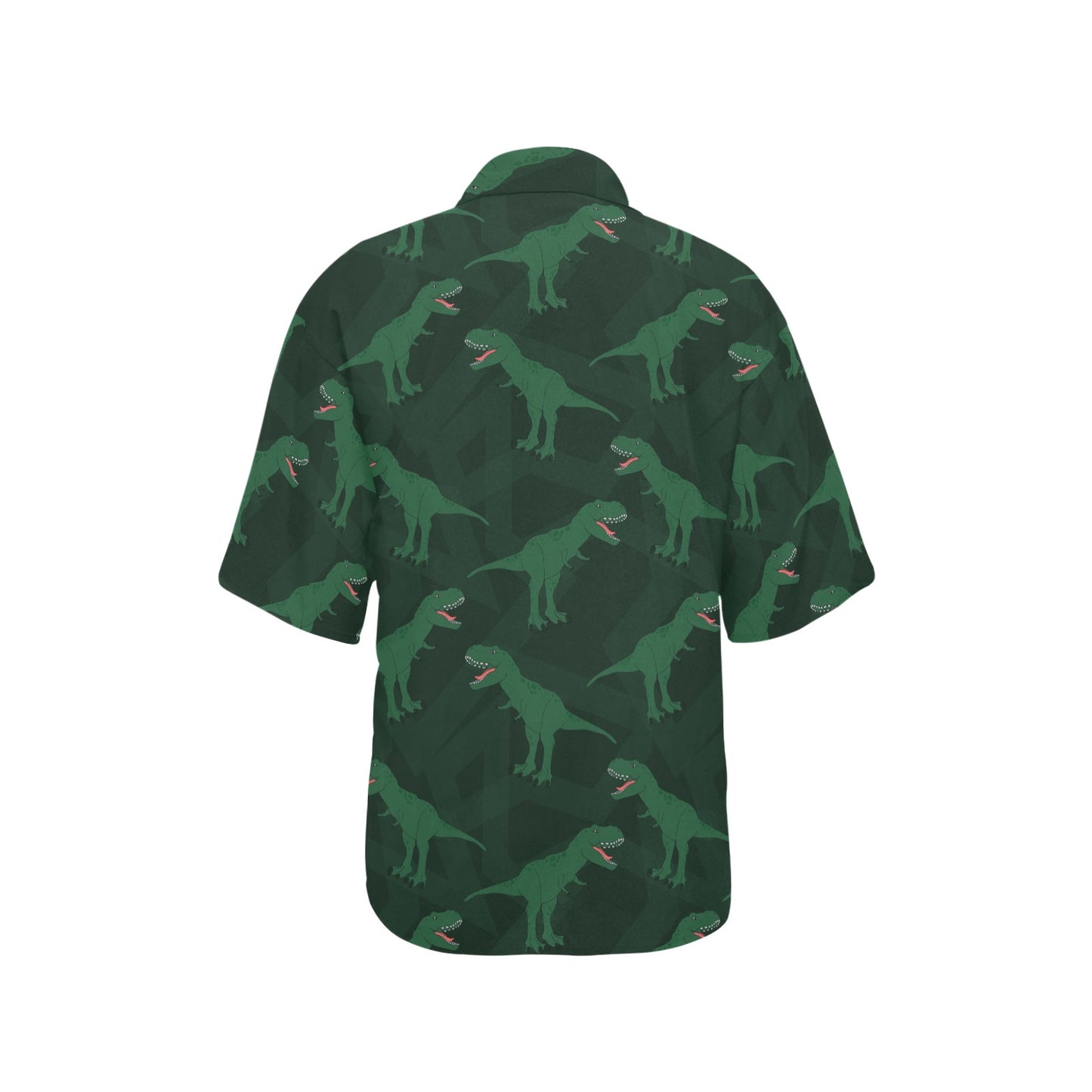 T Rex Pattern Print Design A06 Women's Hawaiian Shirt