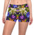 Water Lily Pattern Print Design WL08 Yoga Shorts