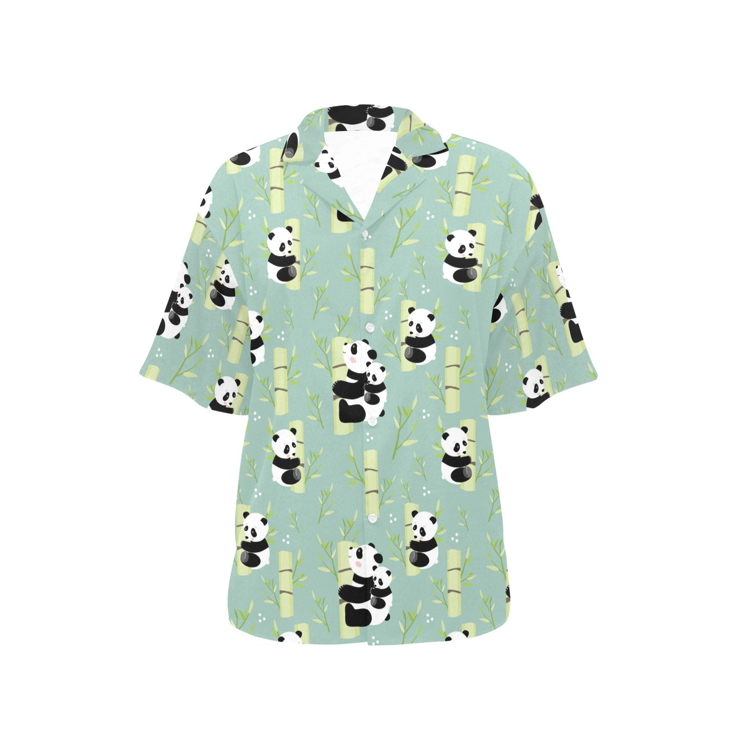 Panda Pattern Print Design A03 Women's Hawaiian Shirt