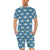 Angel Pattern Print Design 08 Men's Romper