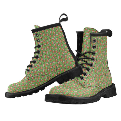 American Football on Green Design Women's Boots