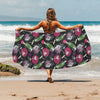 Wine Print Design LKS307 Beach Towel 32" x 71"