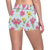 Lily Pattern Print Design LY010 Yoga Shorts