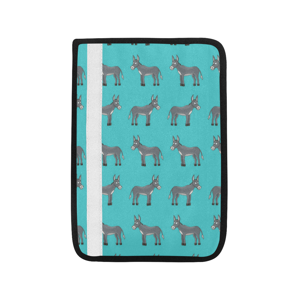 Donkey Pattern Print Design 01 Car Seat Belt Cover
