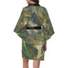 Military Camouflage Pattern Print Design 01 Women's Short Kimono