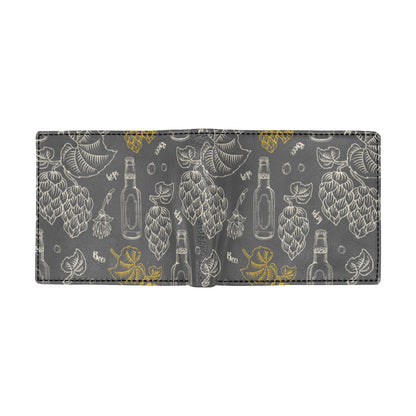 Hope Pattern Print Design 01 Men's ID Card Wallet