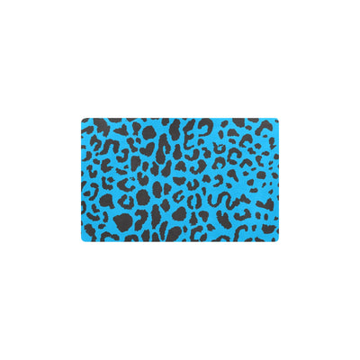 Cheetah Blue Print Pattern Kitchen Mat