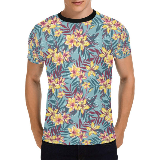 Summer Floral Print Design LKS304 Men's All Over Print T-shirt