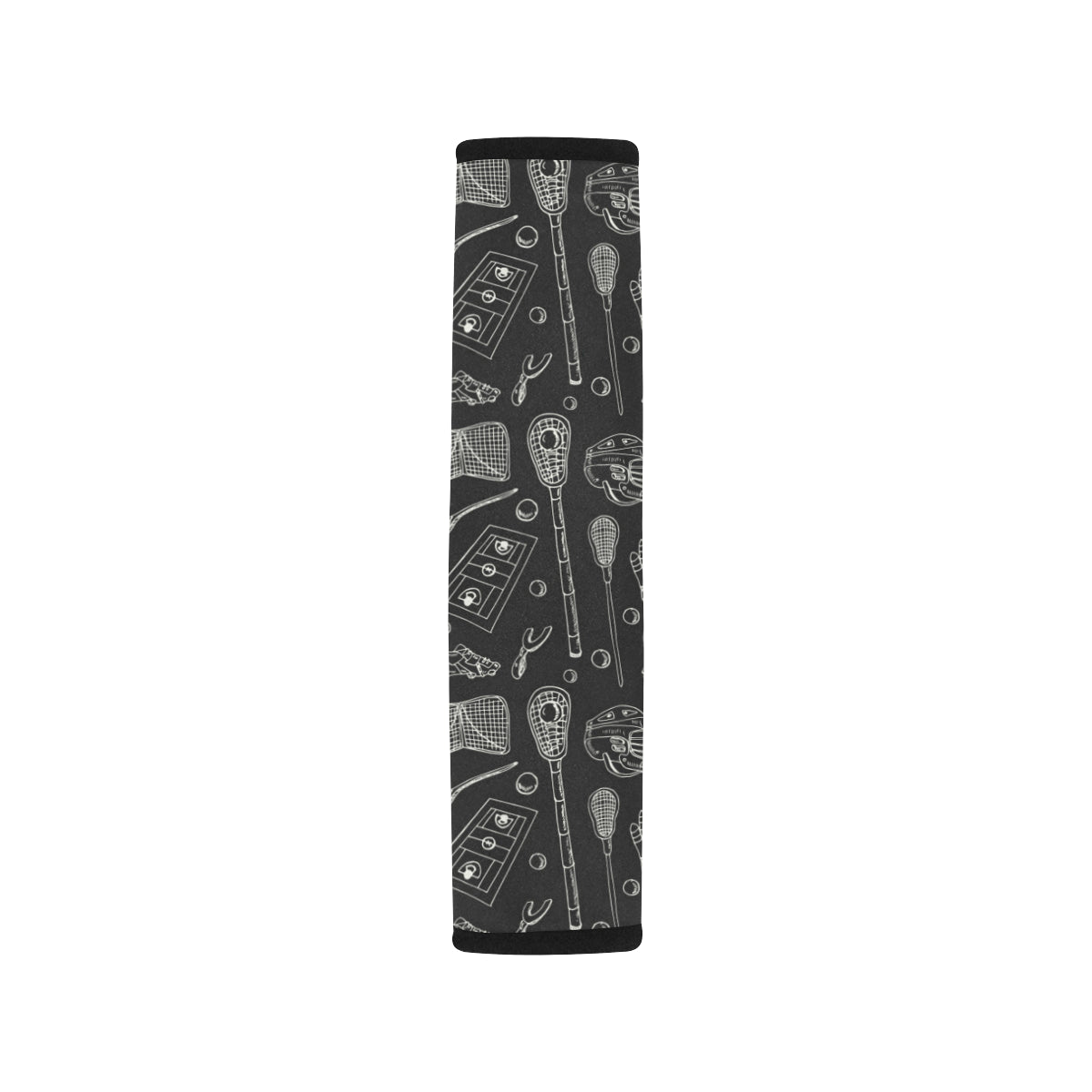 Lacrosse Pattern Print Design 01 Car Seat Belt Cover