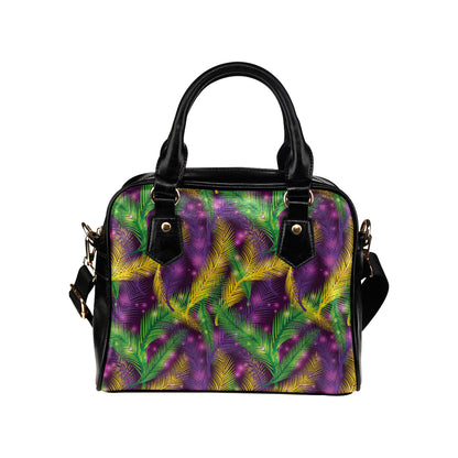 Mardi Gras Pattern Print Design 09 Shoulder Handbag