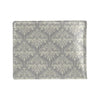 Damask Grey Elegant Print Pattern Men's ID Card Wallet