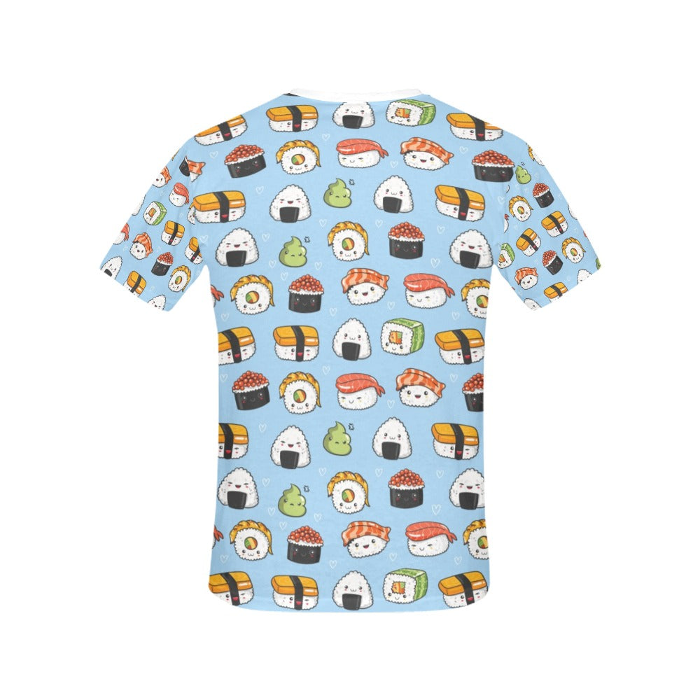 Sushi Print Design LKS303 Women's  T-shirt