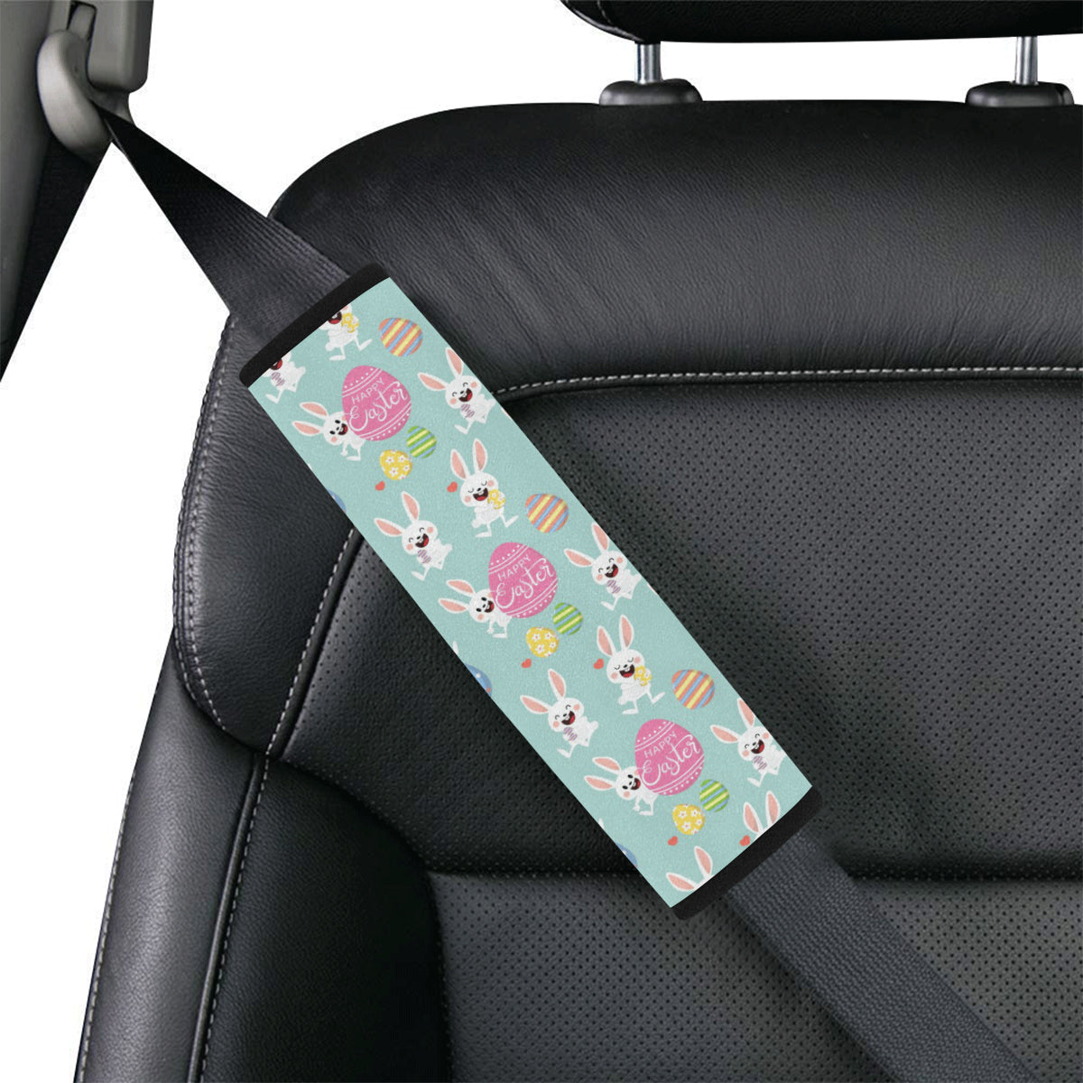 Easter Eggs Pattern Print Design RB014 Car Seat Belt Cover