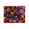 Skull Multicolor Print Design LKS3011 Men's ID Card Wallet