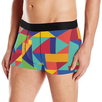 Mosaic Pattern Print Design 01 Men's Boxer Briefs