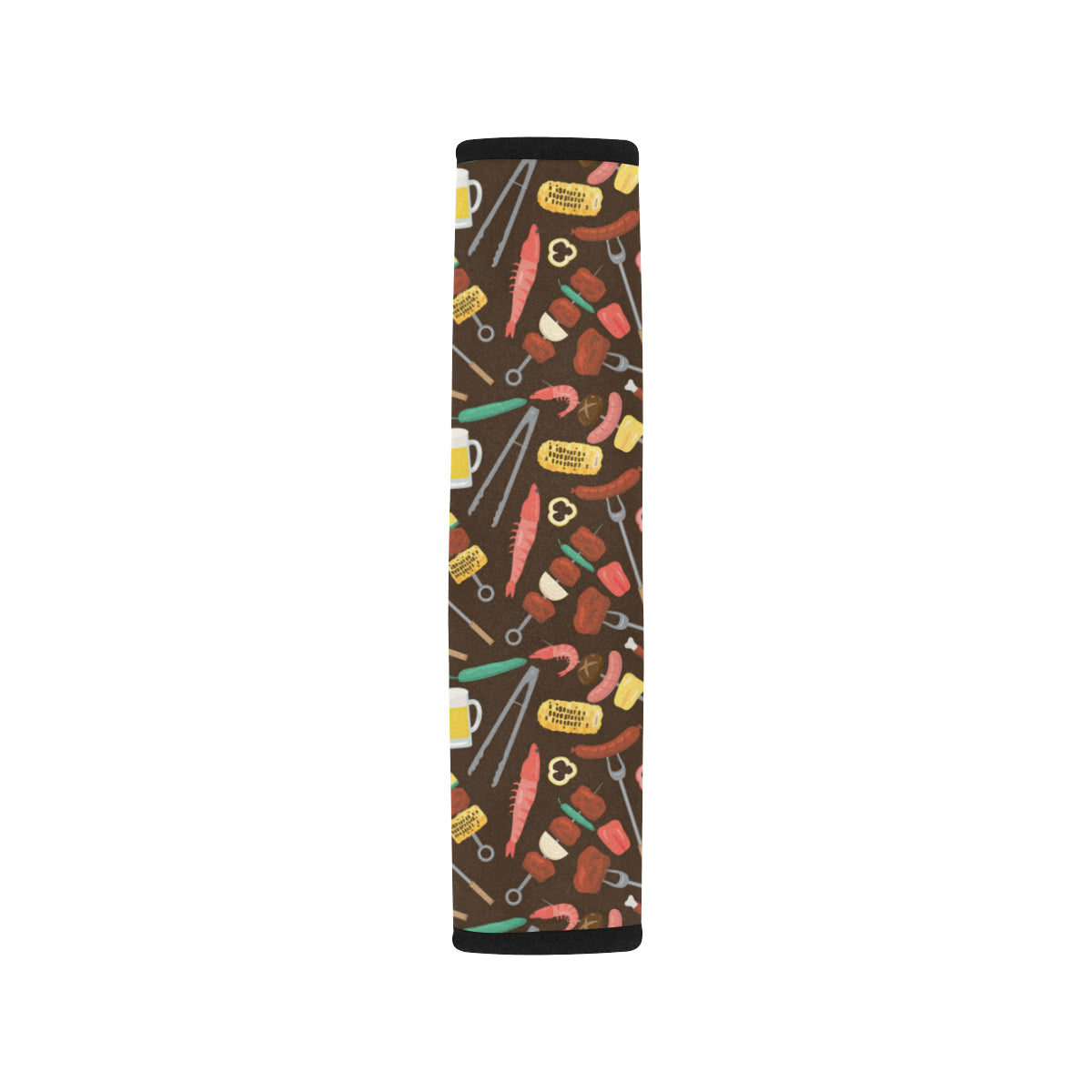 Barbecue Pattern Print Design 05 Car Seat Belt Cover