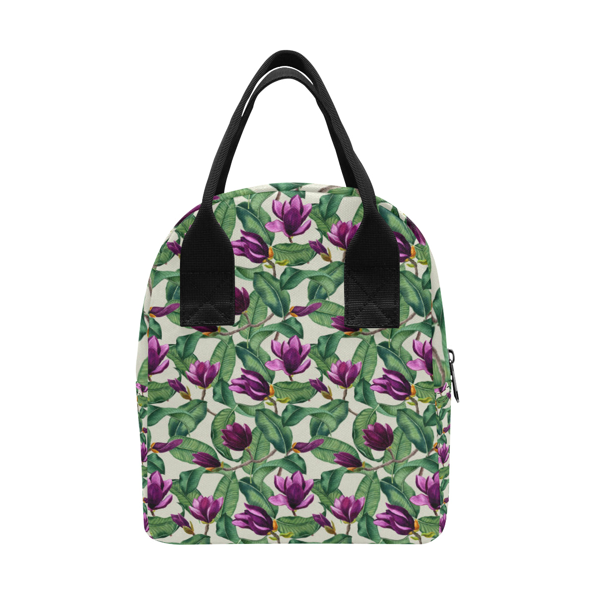 Magnolia Pattern Print Design MAG07 Insulated Lunch Bag