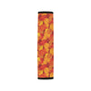 Elm Leave Autum Print Pattern Car Seat Belt Cover