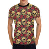 Skull And Roses Print Design LKS302 Men's All Over Print T-shirt