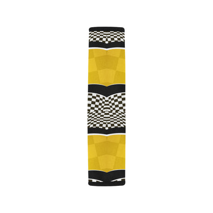 Checkered Pattern Print Design 02 Car Seat Belt Cover