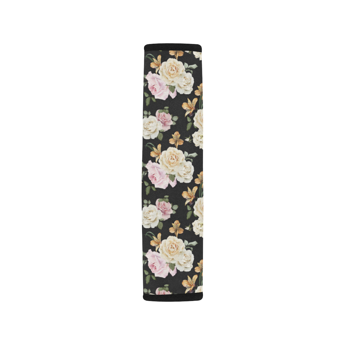 Rose Pattern Print Design A01 Car Seat Belt Cover
