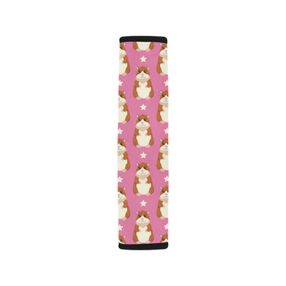 Hamster Cute Pattern Print Design 02 Car Seat Belt Cover