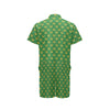 Shamrock Horseshoes Print Pattern Men's Romper