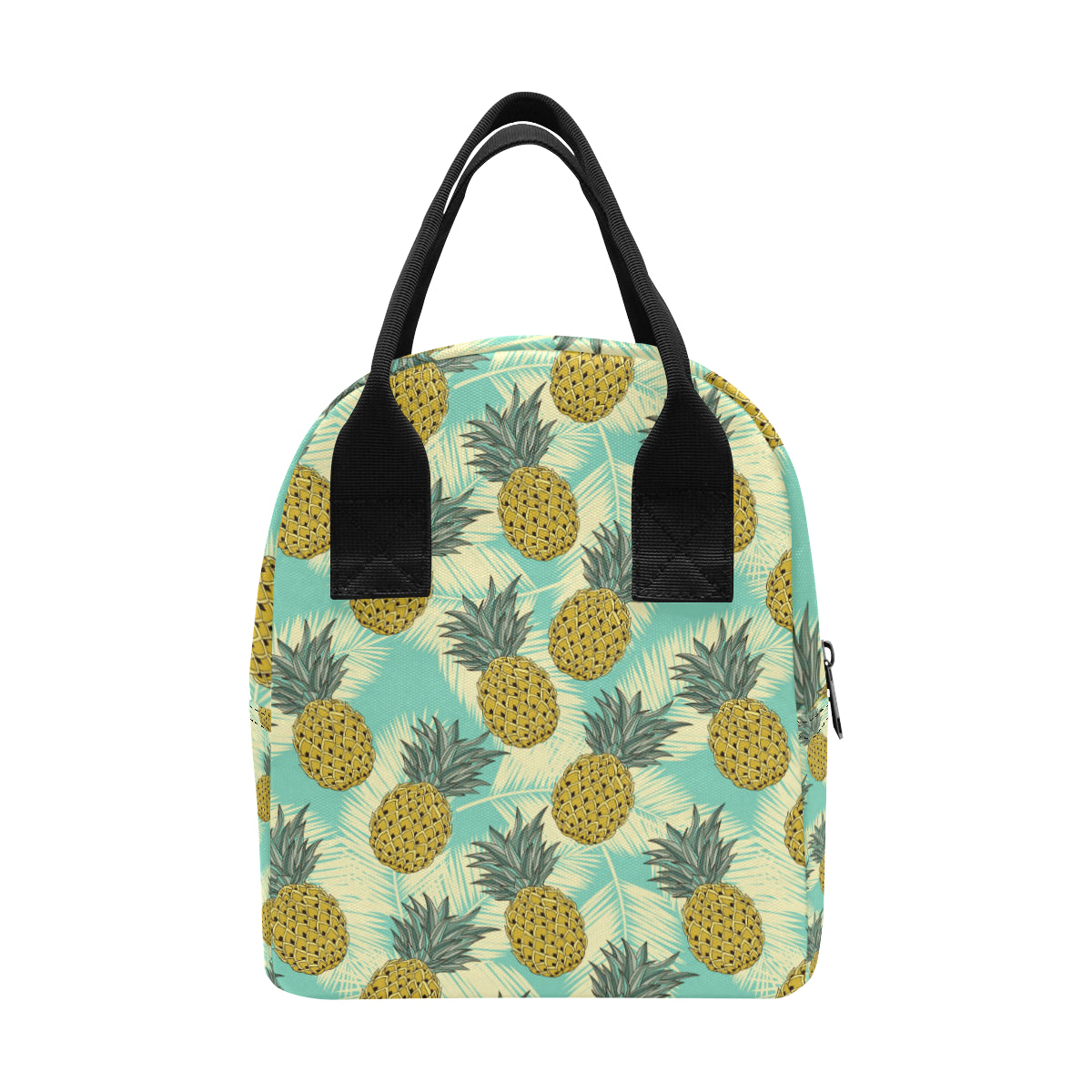 Pineapple Pattern Print Design PP03 Insulated Lunch Bag