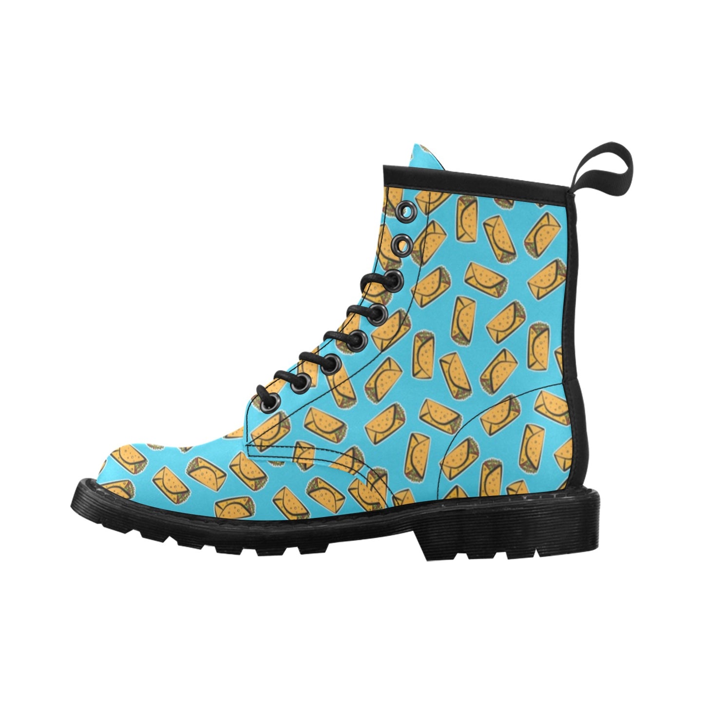 Burrito Print Design LKS301 Women's Boots