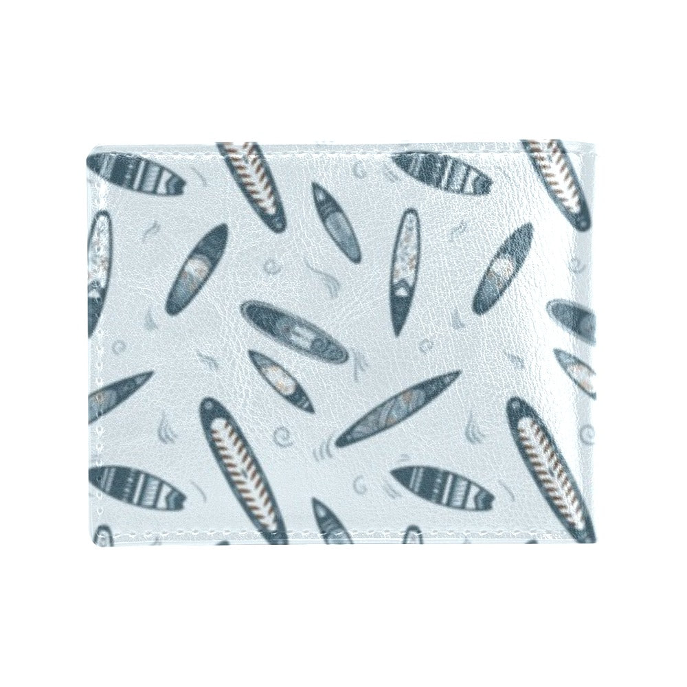 Surfboard Print Design LKS306 Men's ID Card Wallet