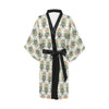 Boho Pattern Print Design 04 Women's Short Kimono