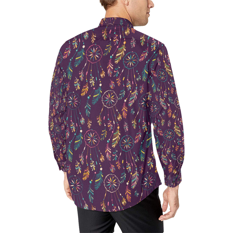 Dream Catcher Boho Design Men's Long Sleeve Shirt