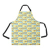 Acoustic Guitar Pattern Print Design 03 Apron with Pocket