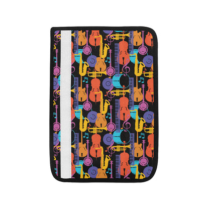 Jazz Pattern Print Design 03 Car Seat Belt Cover