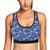 Dragonfly Pattern Print Design 03 Sports Bra