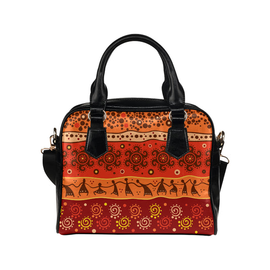 African Pattern Print Design 04 Shoulder Handbag