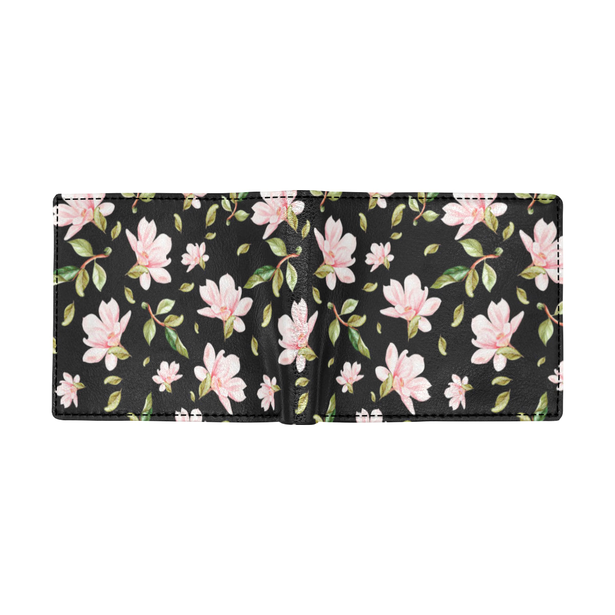 Magnolia Pattern Print Design MAG01 Men's ID Card Wallet