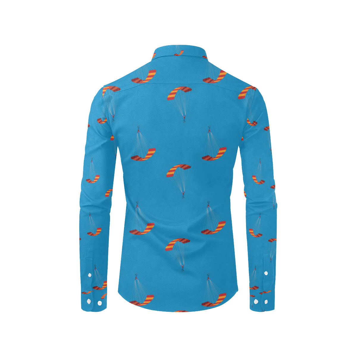 Paratrooper Pattern Print Design A01 Men's Long Sleeve Shirt