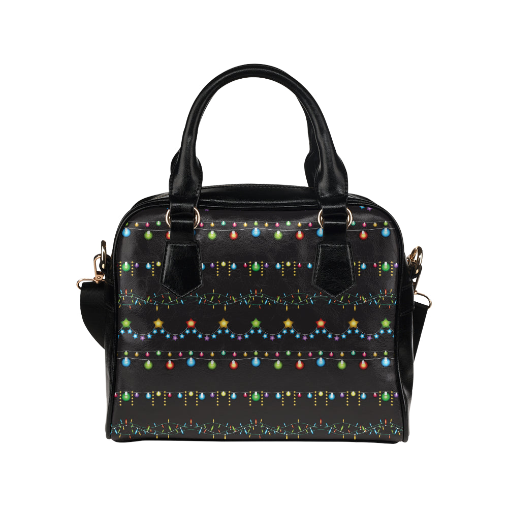 Christmas Light Pattern Print Design 01 Shoulder Handbag