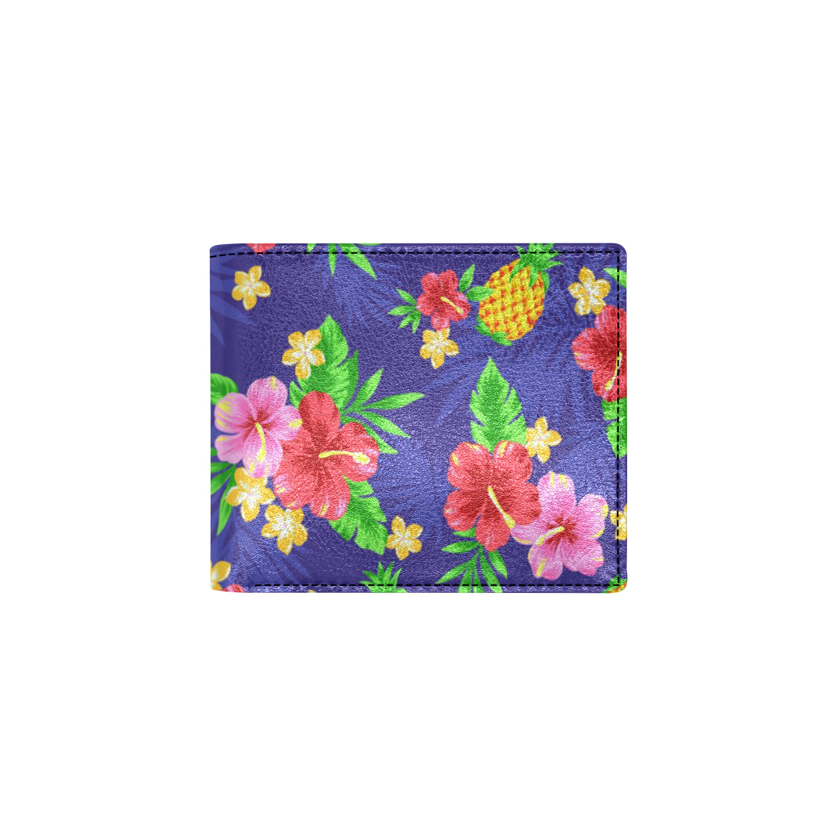 Hawaiian Themed Pattern Print Design H05 Men's ID Card Wallet