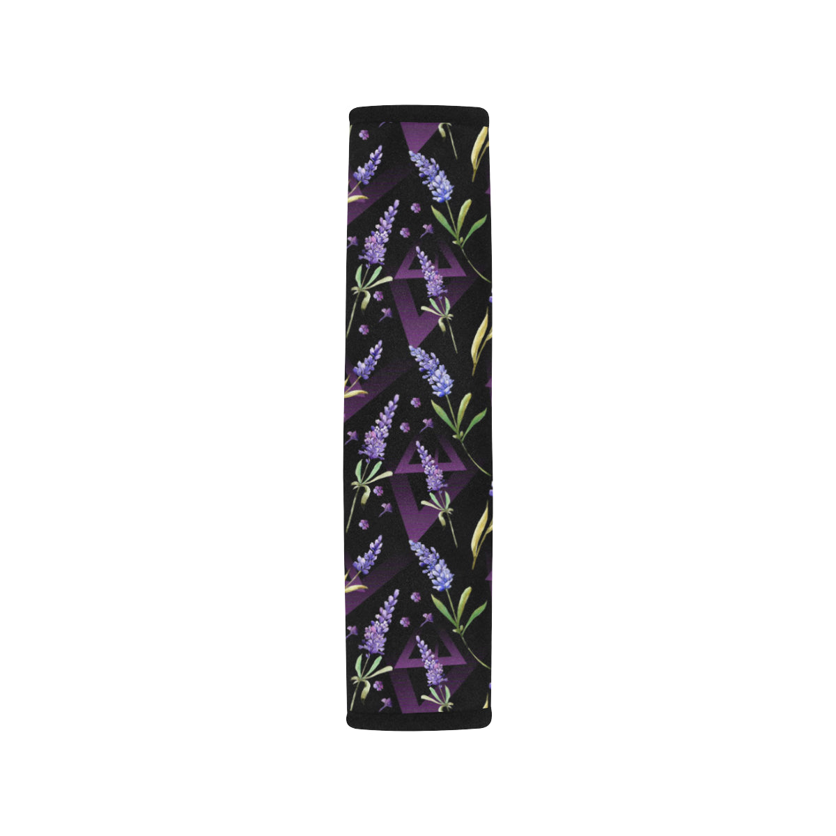 Lavender Pattern Print Design LV07 Car Seat Belt Cover