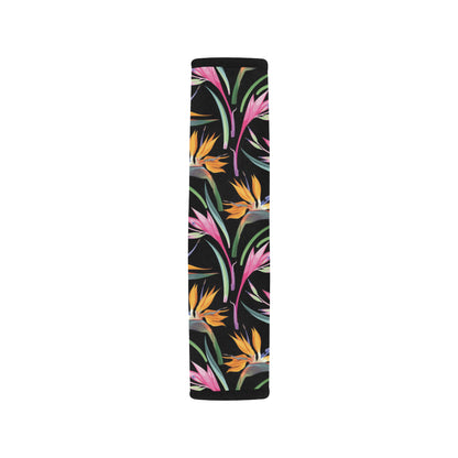 Tropical Flower Pattern Print Design TF017 Car Seat Belt Cover