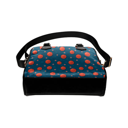 Basketball Pattern Print Design 02 Shoulder Handbag