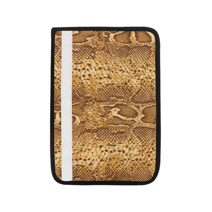 Python Brown Pattern Print Design A03 Car Seat Belt Cover