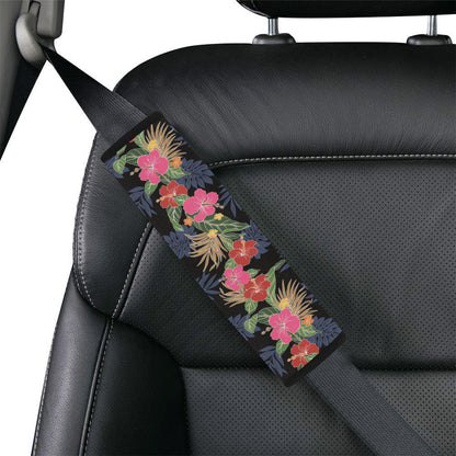 Hawaiian Themed Pattern Print Design H011 Car Seat Belt Cover