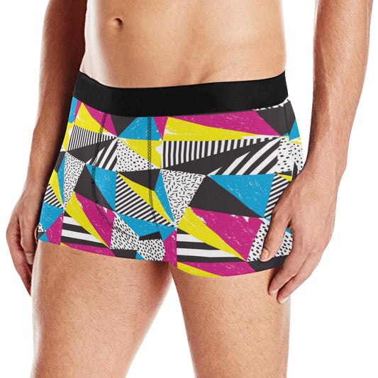 80s Pattern Print Design 2 Men's Boxer Briefs
