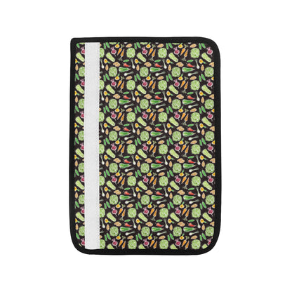 Vegan Draw Themed Design Print Car Seat Belt Cover