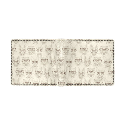 Cat Pattern Print Design 02 Men's ID Card Wallet