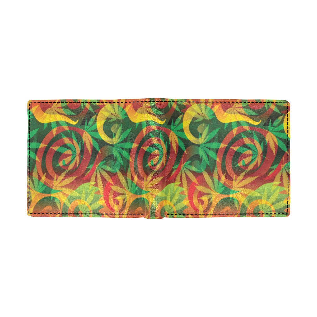 Rastafarian Pattern Print Design A01 Men's ID Card Wallet
