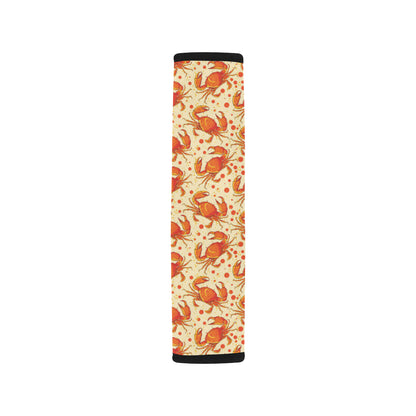 Crab Pattern Print Design 01 Car Seat Belt Cover